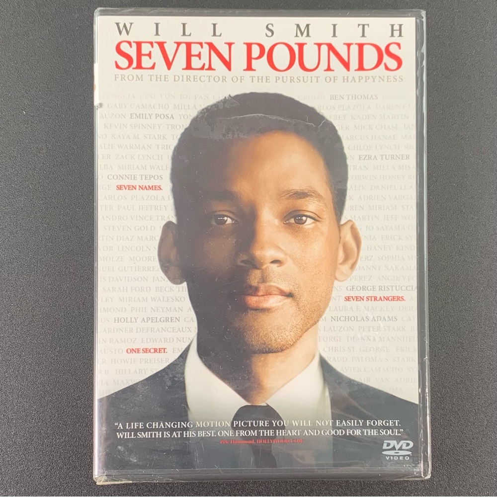 Seven Pounds DVD.